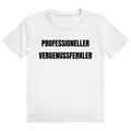 Weißes T-Shirt mit dem Aufdruck „Professioneller Vergenussferkler" auf der Brust