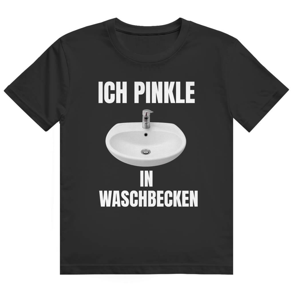 Ich pinkle in Waschbecken