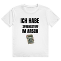 Schwarzes T-Shirt mit neon-gelbem Chrome-Effekt Aufdruck 'Fuck This Shit'