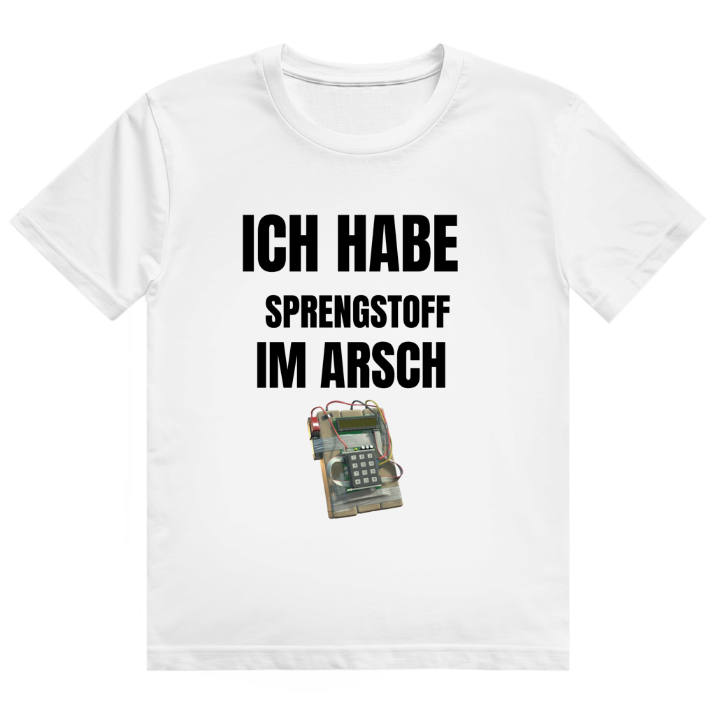 Schwarzes T-Shirt mit neon-gelbem Chrome-Effekt Aufdruck 'Fuck This Shit'